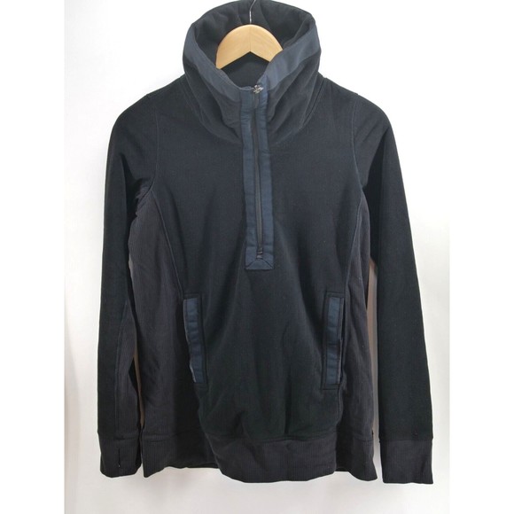 Lululemon Size 4‎ Post Chaturanga Pullover Black - Picture 1 of 9